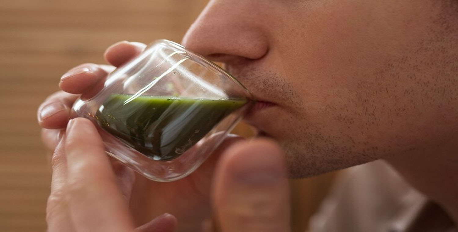 Green Tea Shot Taste: